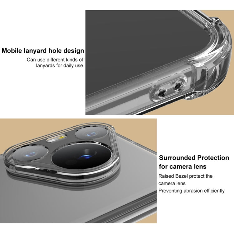 For iPhone 16e imak Shockproof Airbag TPU Phone Case(Matte Black) - iPhone 16e Cases by imak | Online Shopping South Africa | PMC TechLife | Buy Now Pay Later Mobicred