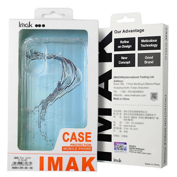 For iPhone 16 IMAK Space Shield PC + TPU Airbag Shockproof Phone Case(Transparent) - iPhone 16 Cases by imak | Online Shopping South Africa | PMC TechLife | Buy Now Pay Later Mobicred