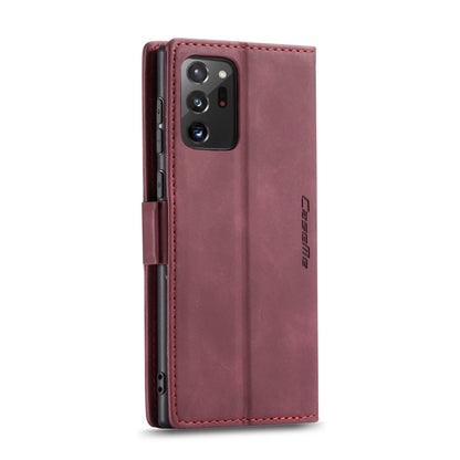 For Samsung Galaxy Note20 Ultra CaseMe Multifunctional Horizontal Flip Leather Case, with Card Slot & Holder & Wallet(Wine Red) - Galaxy Phone Cases by CaseMe | Online Shopping South Africa | PMC Jewellery | Buy Now Pay Later Mobicred