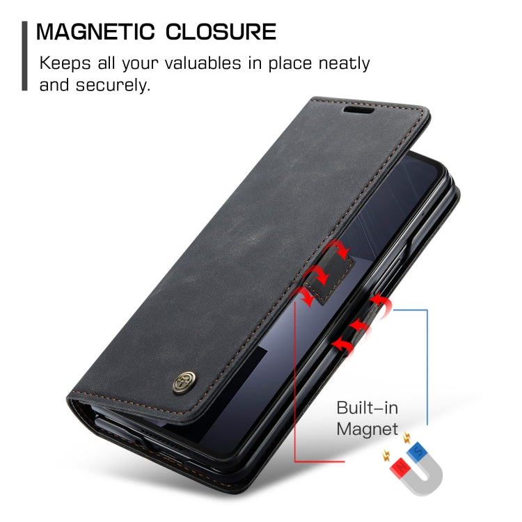 For Samsung Galaxy Z Fold6 5G CaseMe 013 Multifunctional Horizontal Flip Leather Phone Case(Black) - Galaxy Z Fold6 5G Cases by CaseMe | Online Shopping South Africa | PMC Jewellery | Buy Now Pay Later Mobicred