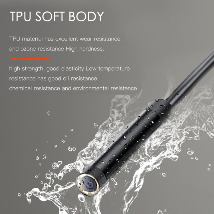 T21 4.5 inch IPS Color Screen 5.5mm Single Camera Split Hard Cable Industrial Endoscope, Length:5m(Black Red) -  by PMC TechLife | Online Shopping South Africa | PMC TechLife | Buy Now Pay Later Mobicred