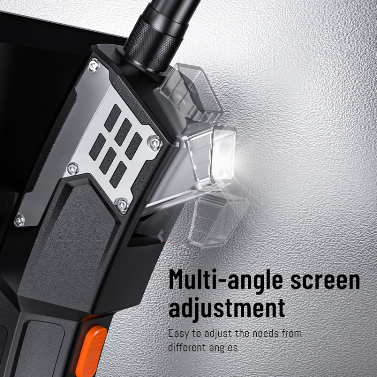 T27 5 inch IPS Color Screen 5.5mm Single Camera Handheld Hard Cable HD Industrial Endoscope, Length:2m(Orange Black) -  by PMC TechLife | Online Shopping South Africa | PMC TechLife | Buy Now Pay Later Mobicred