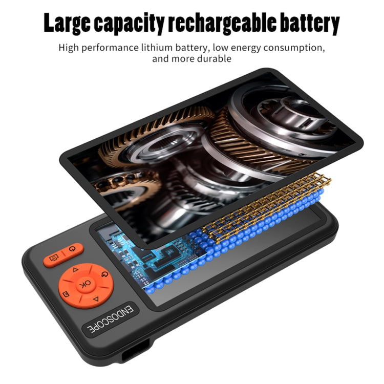T29 5 inch IPS Screen 3.9mm Single Lens IP67 Waterproof Industrial Endoscope With Bracket, Length:3.5m -  by PMC TechLife | Online Shopping South Africa | PMC TechLife | Buy Now Pay Later Mobicred