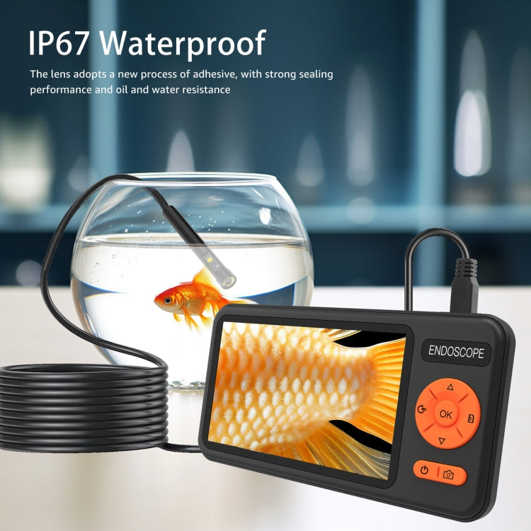 T29 5 inch IPS Screen 5.5mm Single Lens IP67 Waterproof Industrial Endoscope With Bracket, Length:2m -  by PMC TechLife | Online Shopping South Africa | PMC TechLife | Buy Now Pay Later Mobicred