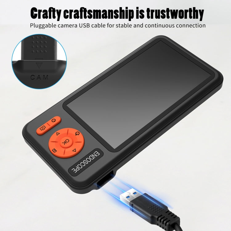 T29 5 inch IPS Screen 5.5mm Single Lens IP67 Waterproof Industrial Endoscope With Bracket, Length:2m -  by PMC TechLife | Online Shopping South Africa | PMC TechLife | Buy Now Pay Later Mobicred