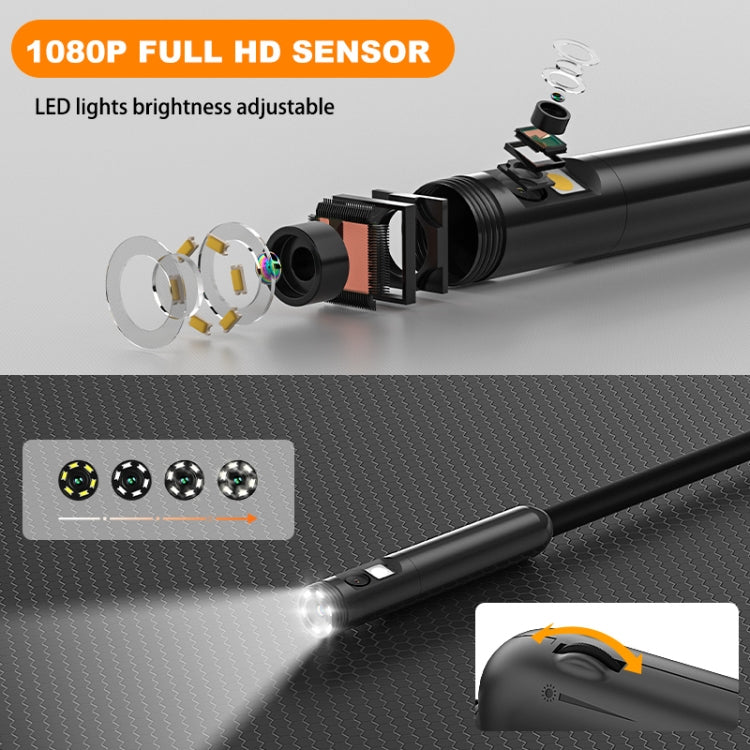 Y15 8mm Single Camera WiFi Connected Hard Cable HD Industrial Endoscope, Length:3.5m(Black) -  by PMC TechLife | Online Shopping South Africa | PMC TechLife | Buy Now Pay Later Mobicred