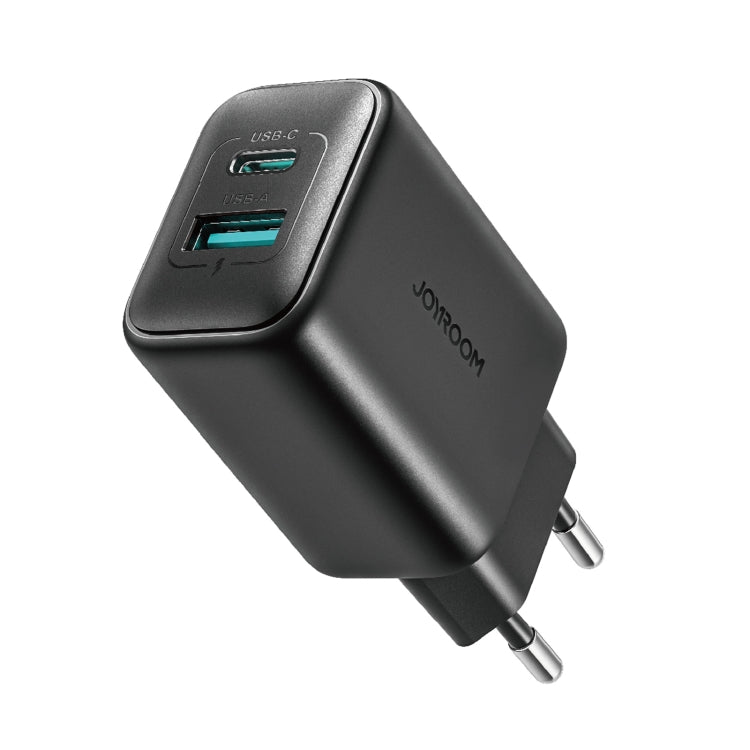 JOYROOM JR-TCF13 25W Dual Ports USB + Type-C Charger, Plug:EU Plug(Black) - free shipping - PMC Jewellery - Order now!