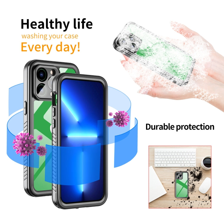 For iPhone 14 Pro Max RedPepper Shockproof IP68 Waterproof PC + TPU Protective Case(Black) - free shipping - PMc TechLife - Order now!