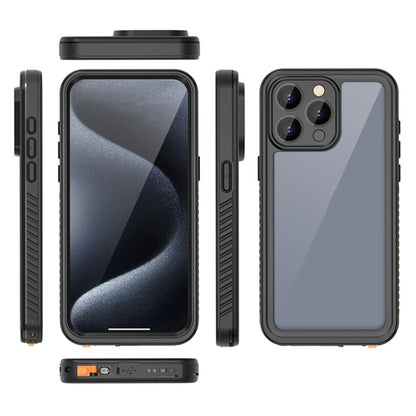 For iPhone 15 Pro Max RedPepper Shockproof IP68 Waterproof PC + TPU Protective Case(Black) - iPhone 15 Pro Max Cases by RedPepper | Online Shopping South Africa | PMC Jewellery | Buy Now Pay Later Mobicred