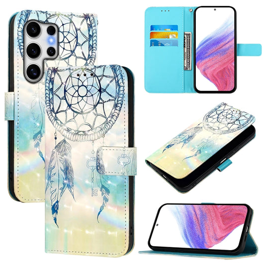 For Samsung Galaxy S25 Ultra 5G 3D Painting Horizontal Flip Leather Phone Case(Dream Wind Chimes) - Galaxy S25 Ultra 5G Cases by PMC Jewellery | Online Shopping South Africa | PMC Jewellery | Buy Now Pay Later Mobicred