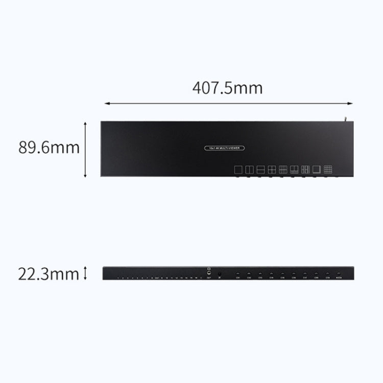 Measy MV43161 16-screen 4K HDMI 1080P Simultaneous Display Splitter(AU Plug) - free shipping - PMc TechLife - Order now!