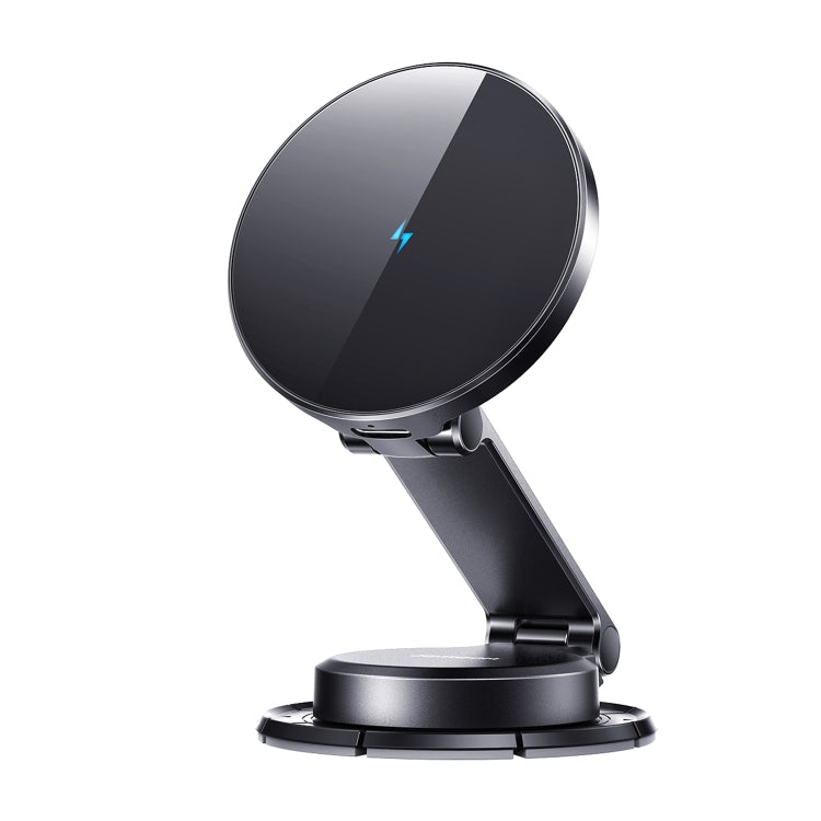 JOYROOM JR-ZS408 Metal Car Magnetic Wireless Charger Holder(Black) - Wireless Charging Bracket by JOYROOM | Online Shopping South Africa | PMC Jewellery | Buy Now Pay Later Mobicred