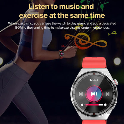 1.3 inch Silicone Band IP68 Waterproof Smart Watch Support Bluetooth Call(Red) - Smart Watches by PMC Jewellery | Online Shopping South Africa | PMC Jewellery | Buy Now Pay Later Mobicred