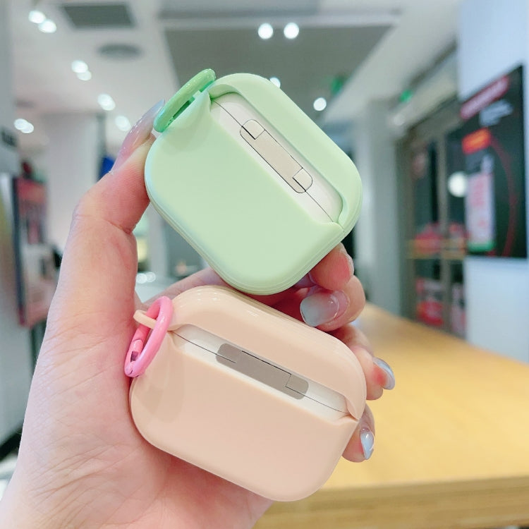 For AirPods 3 Fresh 3D Text Skin Feel Earbuds Box PC Case(Blue) - For AirPods 3 by PMC Jewellery | Online Shopping South Africa | PMC Jewellery | Buy Now Pay Later Mobicred