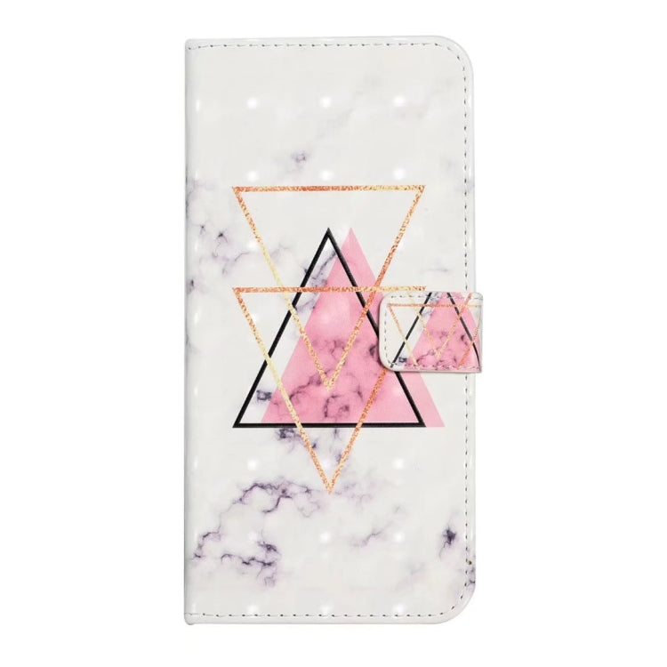 For Samsung Galaxy S25 5G Oil Embossed 3D Drawing Leather Phone Case(Triangular Marble) - Galaxy S25 5G Cases by PMC TechLife | Online Shopping South Africa | PMC TechLife | Buy Now Pay Later Mobicred