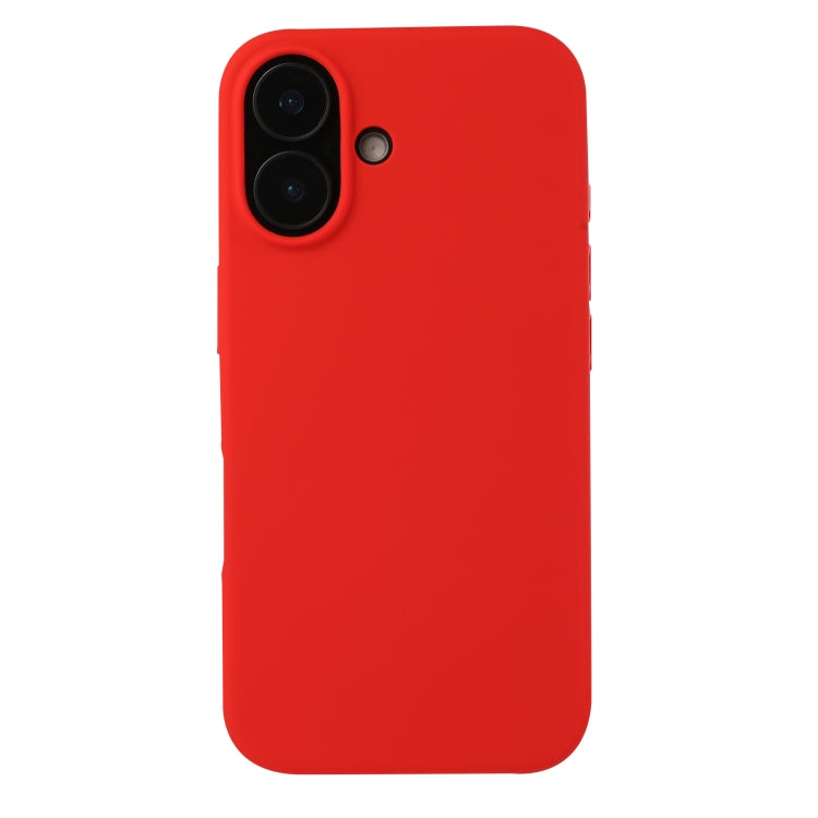 For iPhone 16 Plus Liquid Silicone Phone Case(Red) - iPhone 16 Plus Cases by PMC Jewellery | Online Shopping South Africa | PMC Jewellery | Buy Now Pay Later Mobicred