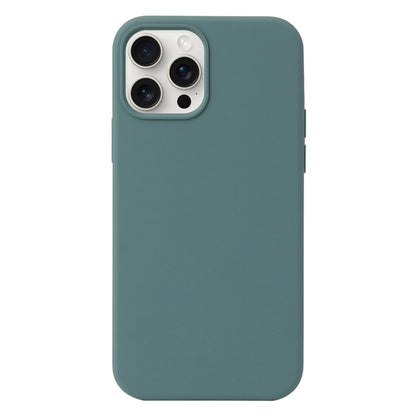 For iPhone 16 Pro Max Liquid Silicone Phone Case(Pine Needle Green) - iPhone 16 Pro Max Cases by PMC Jewellery | Online Shopping South Africa | PMC Jewellery | Buy Now Pay Later Mobicred