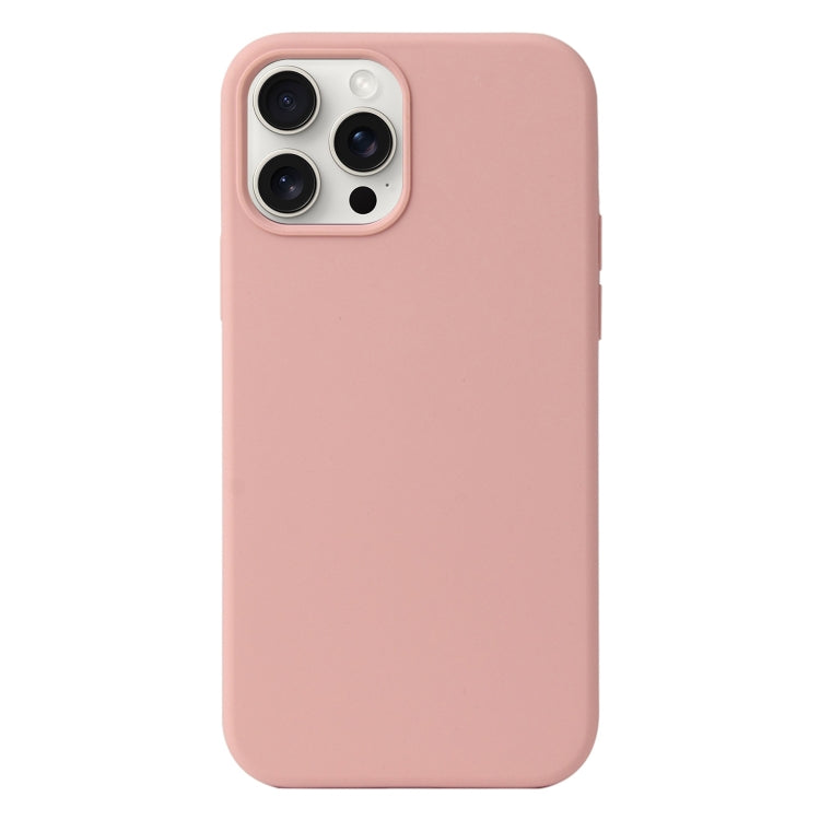 For iPhone 16 Pro Max Liquid Silicone Phone Case(Cherry Blossom Pink) - iPhone 16 Pro Max Cases by PMC Jewellery | Online Shopping South Africa | PMC Jewellery | Buy Now Pay Later Mobicred