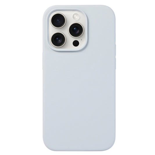 For iPhone 16 Pro Max Liquid Silicone Phone Case(Blue Grey) - iPhone 16 Pro Max Cases by PMC Jewellery | Online Shopping South Africa | PMC Jewellery | Buy Now Pay Later Mobicred