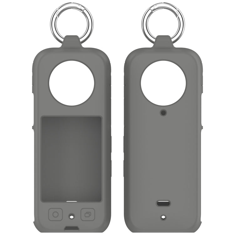 For Insta360 X3 Portable Silicone Protective Case(Dark Grey) - free shipping - PMC TechLife - Order now!