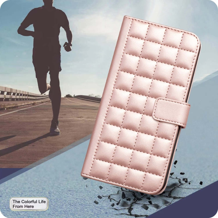 For Google Pixel 9 Square Texture Leather Phone Case(Rose Gold) - Google Cases by PMC TechLife | Online Shopping South Africa | PMC TechLife | Buy Now Pay Later Mobicred