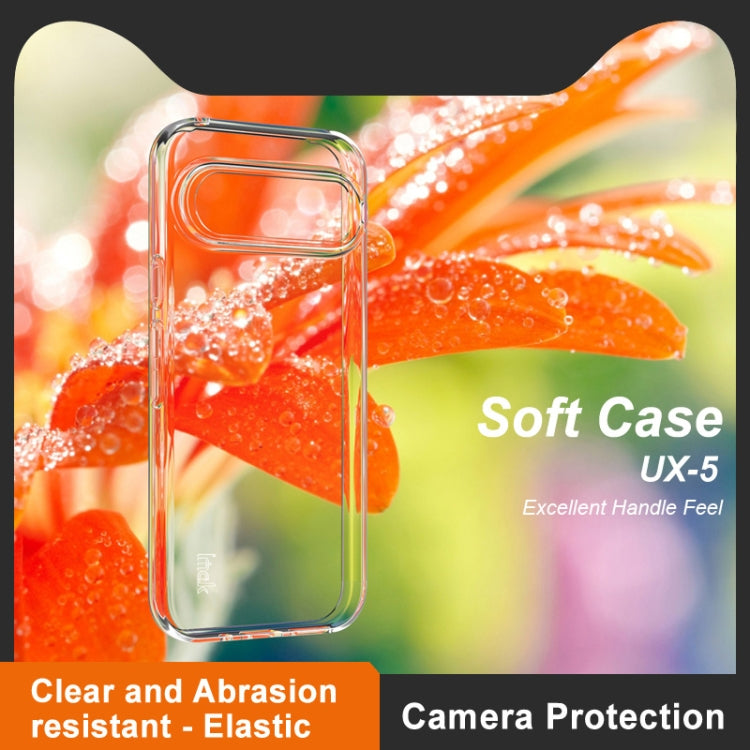 For Google Pixel 9 IMAK UX-5 Series Transparent Shockproof TPU Protective Phone Case(Transparent) - Google Cases by imak | Online Shopping South Africa | PMC TechLife | Buy Now Pay Later Mobicred