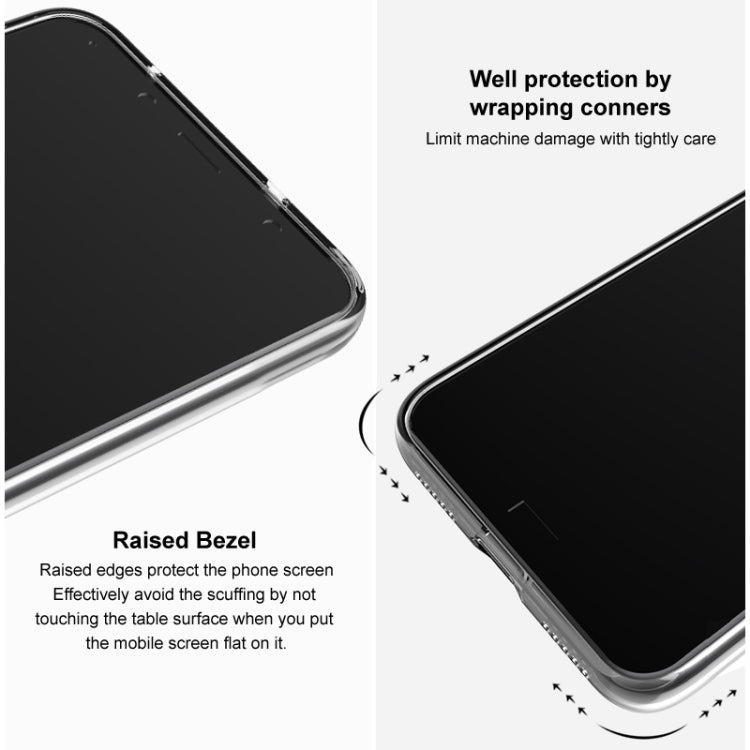 For Google Pixel 9 Pro IMAK UX-5 Series Transparent Shockproof TPU Protective Phone Case(Transparent  Black) - Google Cases by imak | Online Shopping South Africa | PMC TechLife | Buy Now Pay Later Mobicred