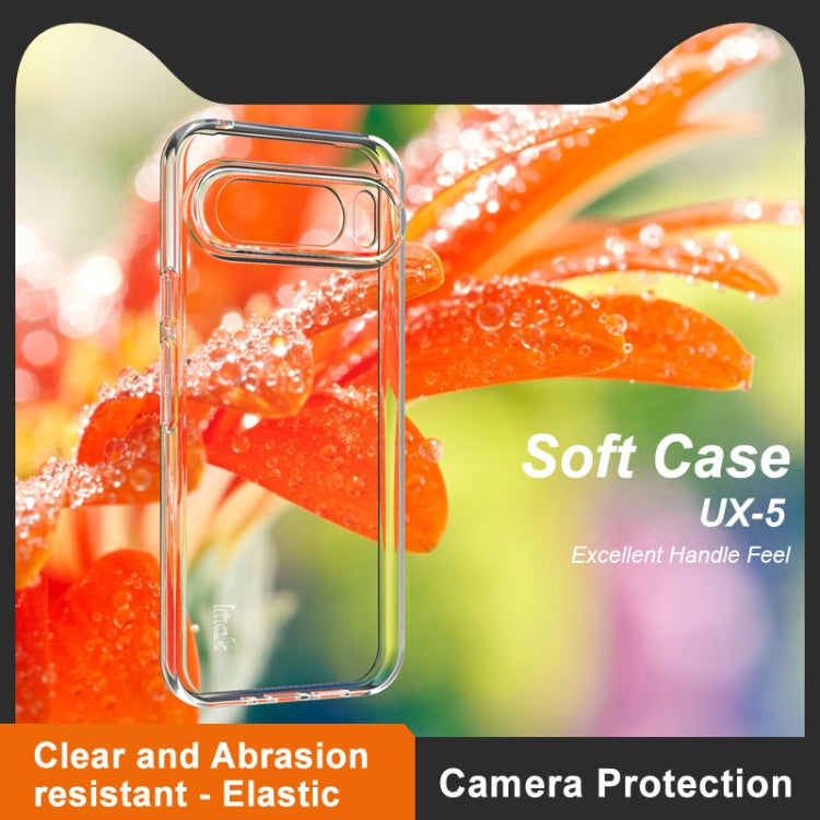 For Google Pixel 9 Pro XL IMAK UX-5 Series Transparent Shockproof TPU Protective Phone Case(Transparent) - Google Cases by imak | Online Shopping South Africa | PMC Jewellery | Buy Now Pay Later Mobicred