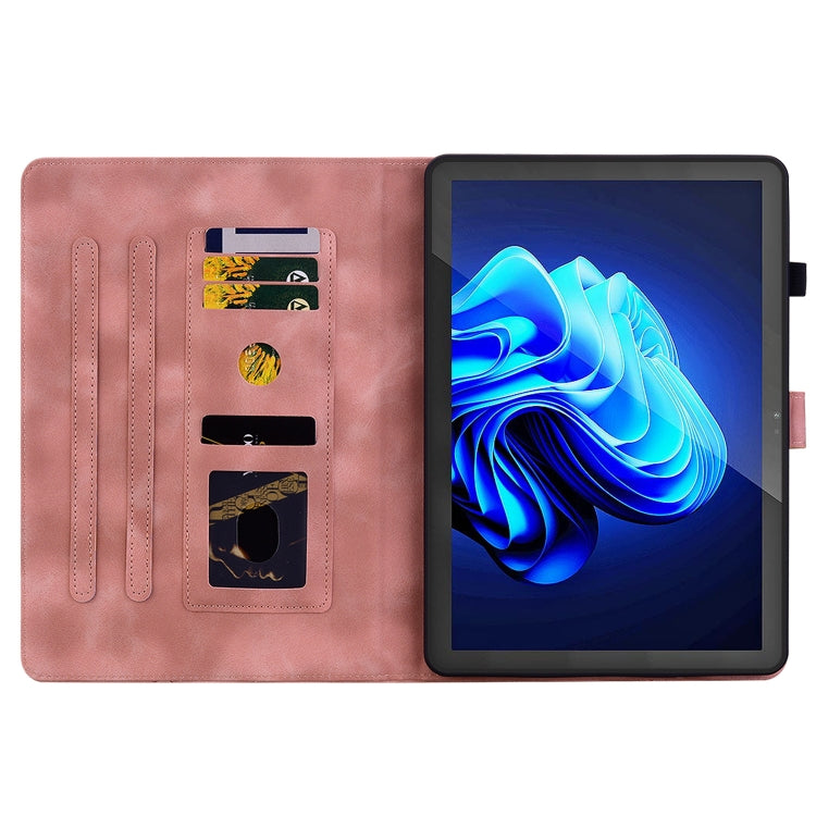 For itel Pad One 10.1 Lily Embossed Leather Tablet Case(Pink) - Others by PMC TechLife | Online Shopping South Africa | PMC TechLife | Buy Now Pay Later Mobicred