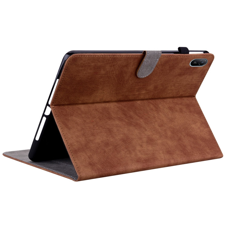 For Huawei MatePad SE 11 2024 Tiger Pattern Flip Leather Tablet Case(Brown) - Huawei by PMC Jewellery | Online Shopping South Africa | PMC Jewellery | Buy Now Pay Later Mobicred