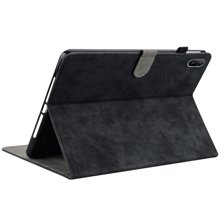 For Huawei MatePad SE 11 2024 Tiger Pattern Flip Leather Tablet Case(Black) - Huawei by PMC Jewellery | Online Shopping South Africa | PMC Jewellery | Buy Now Pay Later Mobicred