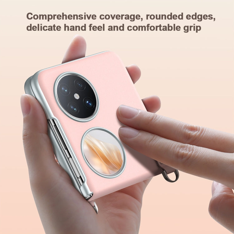 For Huawei nova Flip SULADA Skin Feel Liquid Leather Phone Case with Strap(Purple) - free shipping - PMC TechLife - Order now!