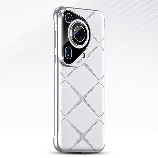 For Huawei Pura 70 Pro Borderless Upshrink Camera Protection Phone Case(Silver) - Huawei Cases by PMC Jewellery | Online Shopping South Africa | PMC Jewellery | Buy Now Pay Later Mobicred