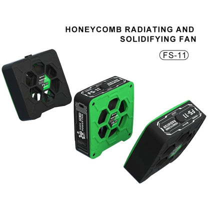 Mijing FS-11 Cooling + UV Curing + Smoke Extraction Honeycomb Radiating Fan(Black) - Others by MIJING | Online Shopping South Africa | PMC Jewellery | Buy Now Pay Later Mobicred