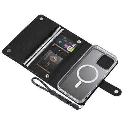 For iPhone 14 Pro Max ViLi GHB-C Series RFID MagSafe Magnetic Flip Leather Phone Case(Black) - iPhone 14 Pro Max Cases by ViLi | Online Shopping South Africa | PMC Jewellery | Buy Now Pay Later Mobicred