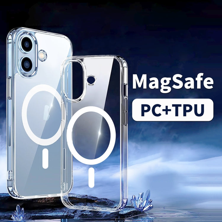 For iPhone 15 Pro Max ViLi MAG-C Series MagSafe Magnetic PC + TPU Phone Case(Transparent) - iPhone 15 Pro Max Cases by ViLi | Online Shopping South Africa | PMC Jewellery | Buy Now Pay Later Mobicred