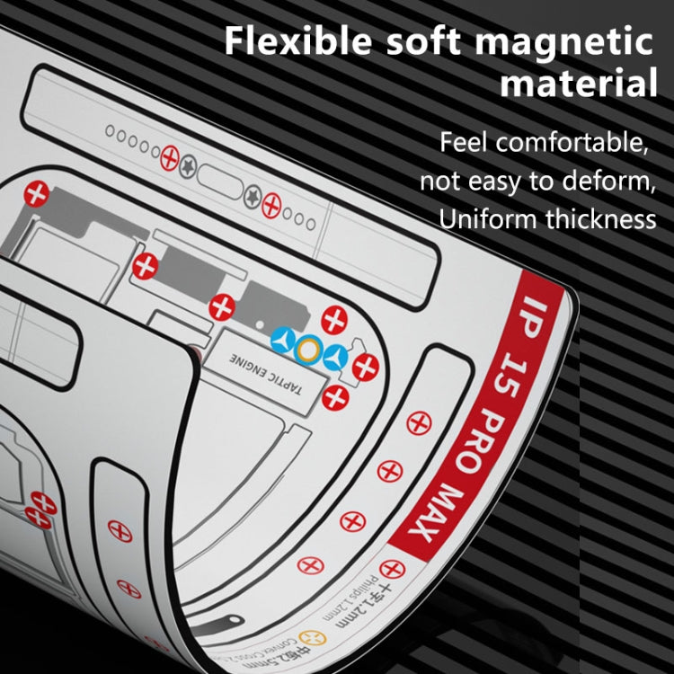 For iPhone 13 mini MaAnt Double-sided Screw Positioning Flexible Soft Magnetic Pad - free shipping - PMC TechLife - Order now!