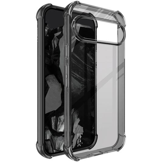 For Google Pixel 9 / Pixel 9 Pro imak Shockproof Airbag TPU Phone Case(Transparent Black) - Google Cases by imak | Online Shopping South Africa | PMC Jewellery | Buy Now Pay Later Mobicred
