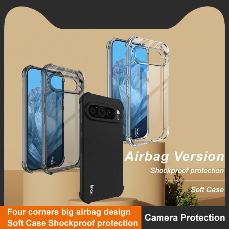 For Google Pixel 9 Pro XL imak Shockproof Airbag TPU Phone Case(Matte Black) - free shipping - PMC TechLife - Order now!