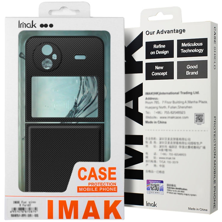 For Motorola Razr 50 Ultra / Razr+ 2024 imak Ruiyi Series Carbon Fiber PU + PC Phone Case - Motorola Cases by imak | Online Shopping South Africa | PMC Jewellery | Buy Now Pay Later Mobicred