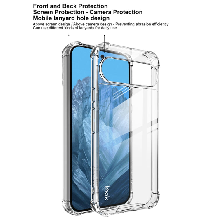For Google Pixel 9 Pro XL IMAK Space Shield PC + TPU Airbag Shockproof Phone Case(Transparent) - Google Cases by imak | Online Shopping South Africa | PMC TechLife | Buy Now Pay Later Mobicred