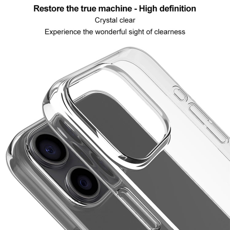 For iPhone 16 IMAK Wing II Wear-resisting Crystal Phone Case - iPhone 16 Cases by imak | Online Shopping South Africa | PMC TechLife | Buy Now Pay Later Mobicred