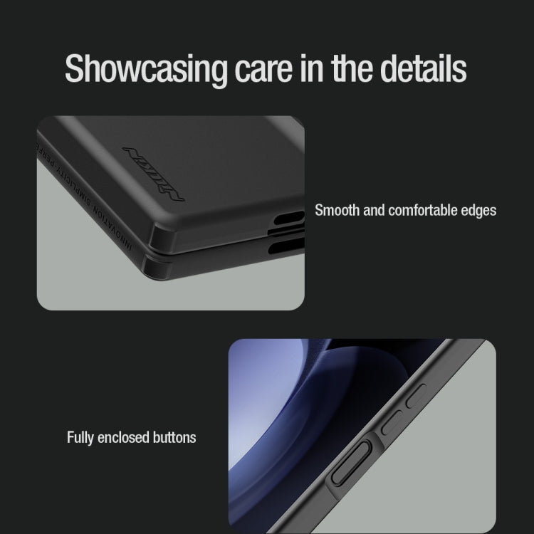 For Samsung Galaxy Z Fold6 5G NILLKIN Flex Pure PC + Liquid Silicone Phone Case with S Pen(Black) - Galaxy Z Fold6 5G Cases by NILLKIN | Online Shopping South Africa | PMC Jewellery | Buy Now Pay Later Mobicred