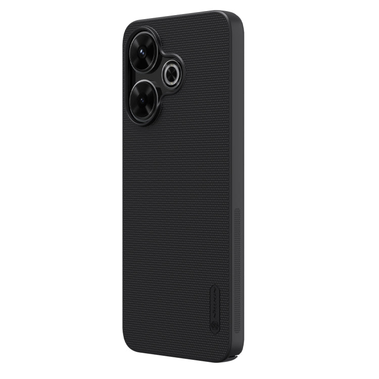 For Redmi Note 13R 5G / 13 4G NILLKIN Frosted PC Phone Case(Black) - Redmi 13 Cases by NILLKIN | Online Shopping South Africa | PMC Jewellery | Buy Now Pay Later Mobicred