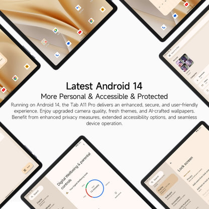 Ulefone Tab A11 Pro Tablet PC, 8GB+128GB, 11 inch Android 14 MediaTek Helio G99 Octa Core 4G Network, EU Plug(Space Gray) - Other by Ulefone | Online Shopping South Africa | PMC Jewellery | Buy Now Pay Later Mobicred