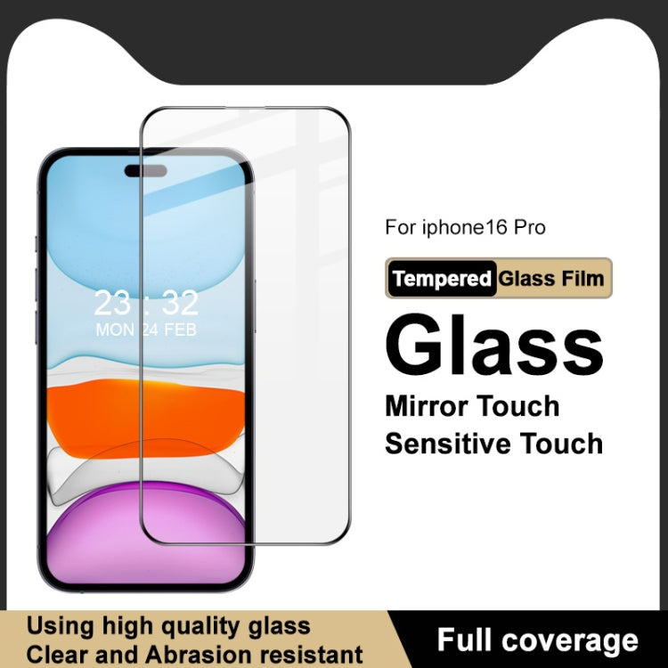 For iPhone 16 Pro imak 9H Surface Hardness Full Screen Tempered Glass Film Pro+ Series - iPhone 16 Pro Tempered Glass by imak | Online Shopping South Africa | PMC TechLife | Buy Now Pay Later Mobicred