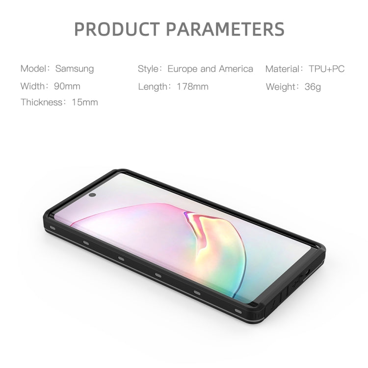 For Samsung Galaxy Note20 Ultra 5G RedPepper Shockproof Scratchproof Dust-proof PC + TPU Protective Case(Blue) - Galaxy Note20 Ultra Cases by RedPepper | Online Shopping South Africa | PMc TechLife | Buy Now Pay Later Mobicred