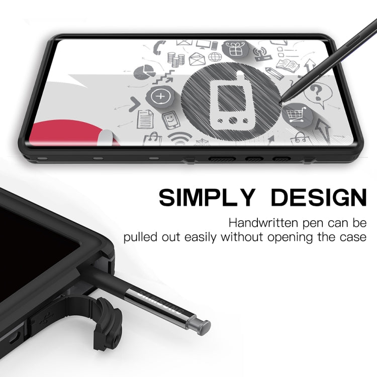 For Samsung Galaxy Note20 Ultra 5G RedPepper Shockproof Scratchproof Dust-proof PC + TPU Protective Case(Black) - Galaxy Note20 Ultra Cases by RedPepper | Online Shopping South Africa | PMc TechLife | Buy Now Pay Later Mobicred