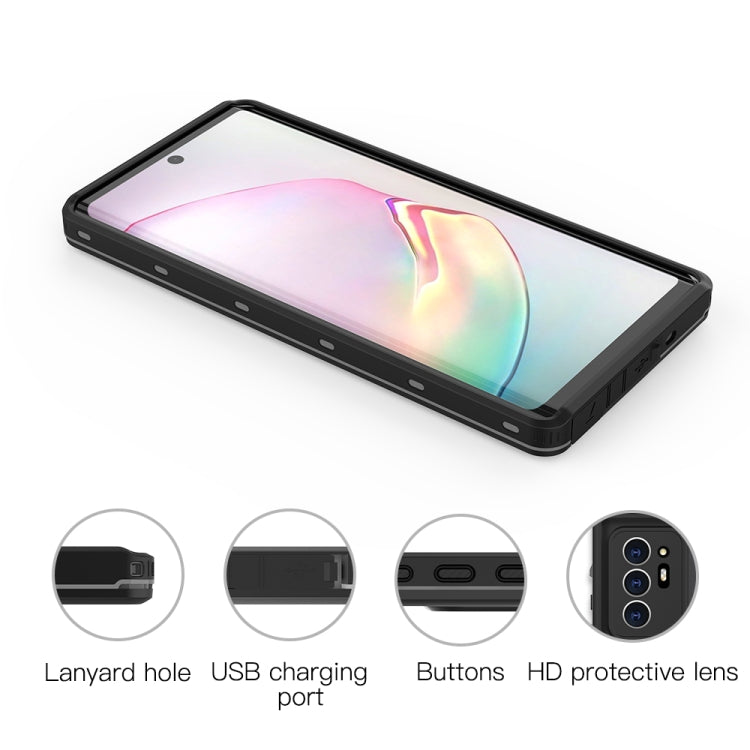 For Samsung Galaxy Note20 Ultra 5G RedPepper Shockproof Scratchproof Dust-proof PC + TPU Protective Case(Black) - Galaxy Note20 Ultra Cases by RedPepper | Online Shopping South Africa | PMc TechLife | Buy Now Pay Later Mobicred