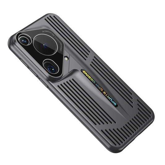 For Huawei Pura 70 Ultra Blade Cooling PC Full Coverage Phone Case(Graphite Black) - Huawei Cases by PMC Jewellery | Online Shopping South Africa | PMC Jewellery | Buy Now Pay Later Mobicred